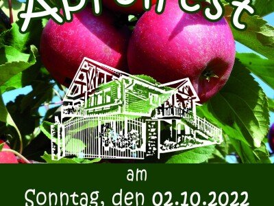 Apfelfest 2022 Flyer Vorne